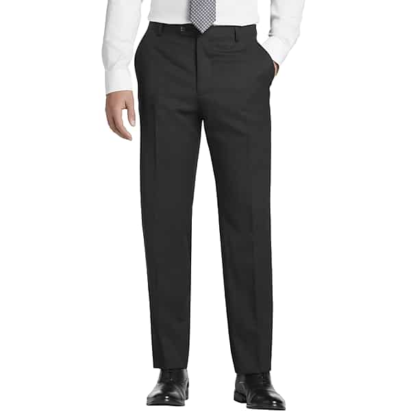 Pronto Uomo Platinum Men's Modern Fit Wool Suit Pants Charcoal Gray - Size: 30W x 30L - Only Available at Men's Wearhouse TMW3X9A30017