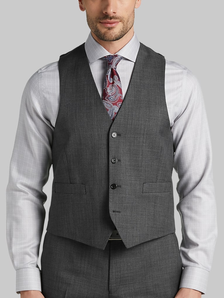 Joseph Abboud Classic Fit Wool Suit Vest