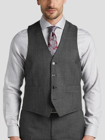 Classic Fit Wool Blend Suit Vest