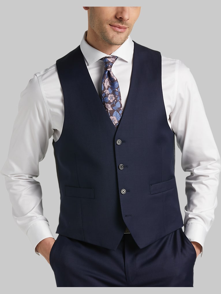 Joseph Abboud Classic Fit Wool Blend Suit Vest