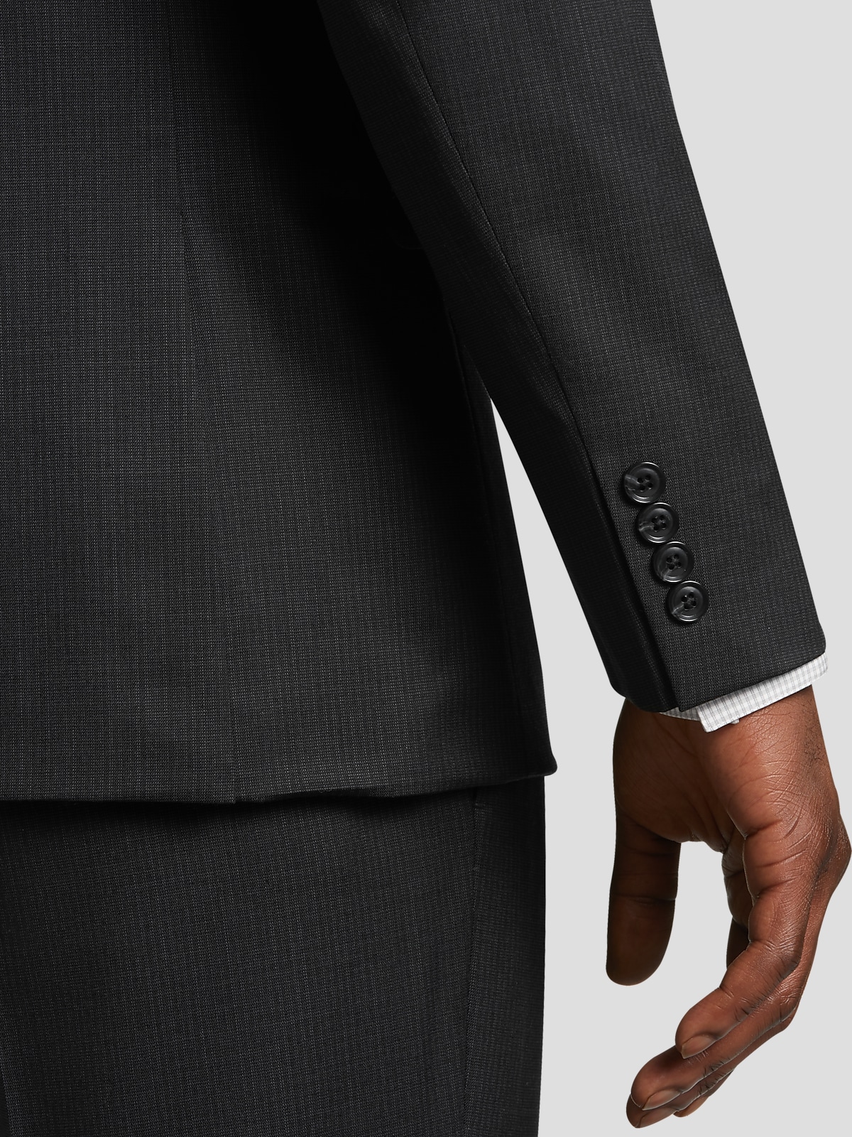 Calvin klein black outlet slim fit suit