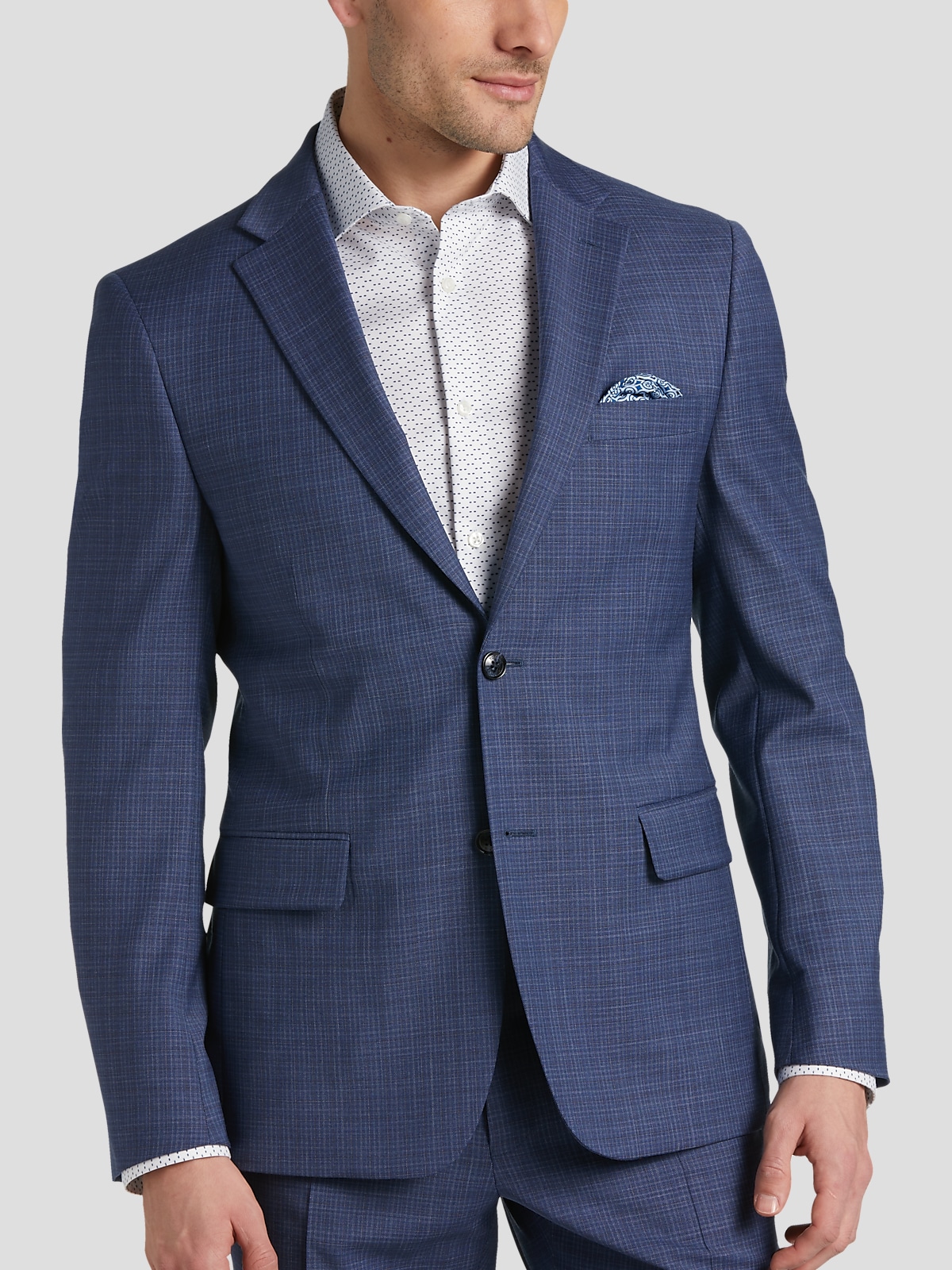 Tommy Hilfiger Modern-fit Plaid Sport Coat in Blue for Men