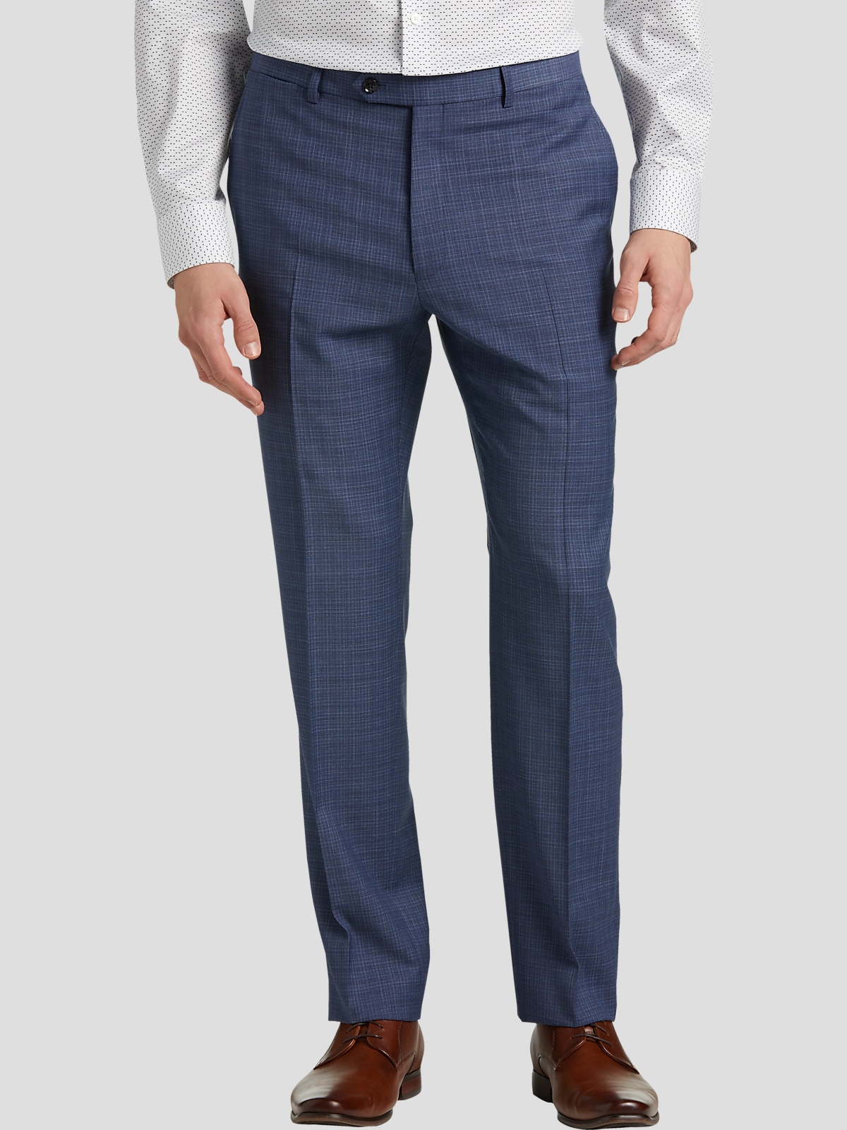 Men's wearhouse tommy hilfiger blue suit discount