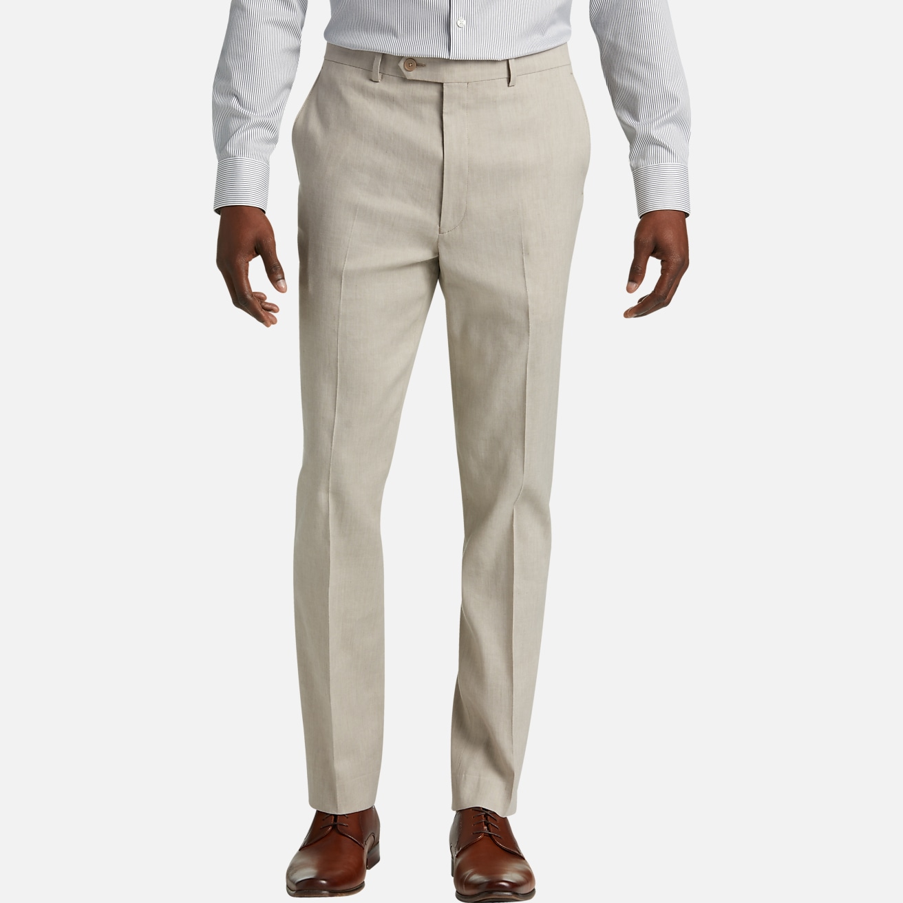 Calvin Klein Slim Fit Suit Separates Linen-Blend Pants, All Sale