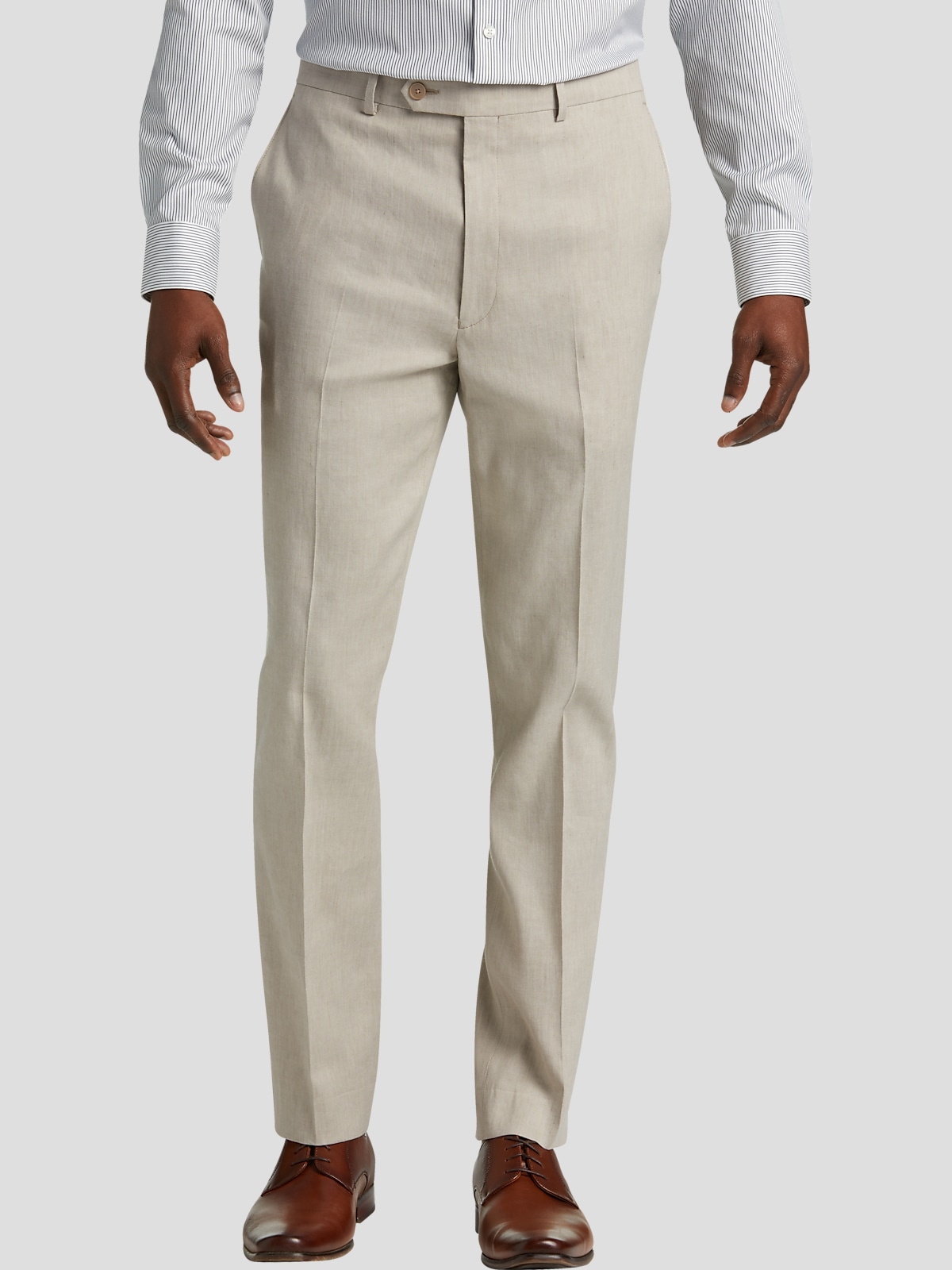 Calvin Klein Slim Fit Suit Separates Linen Blend Pants All Sale Men s Wearhouse
