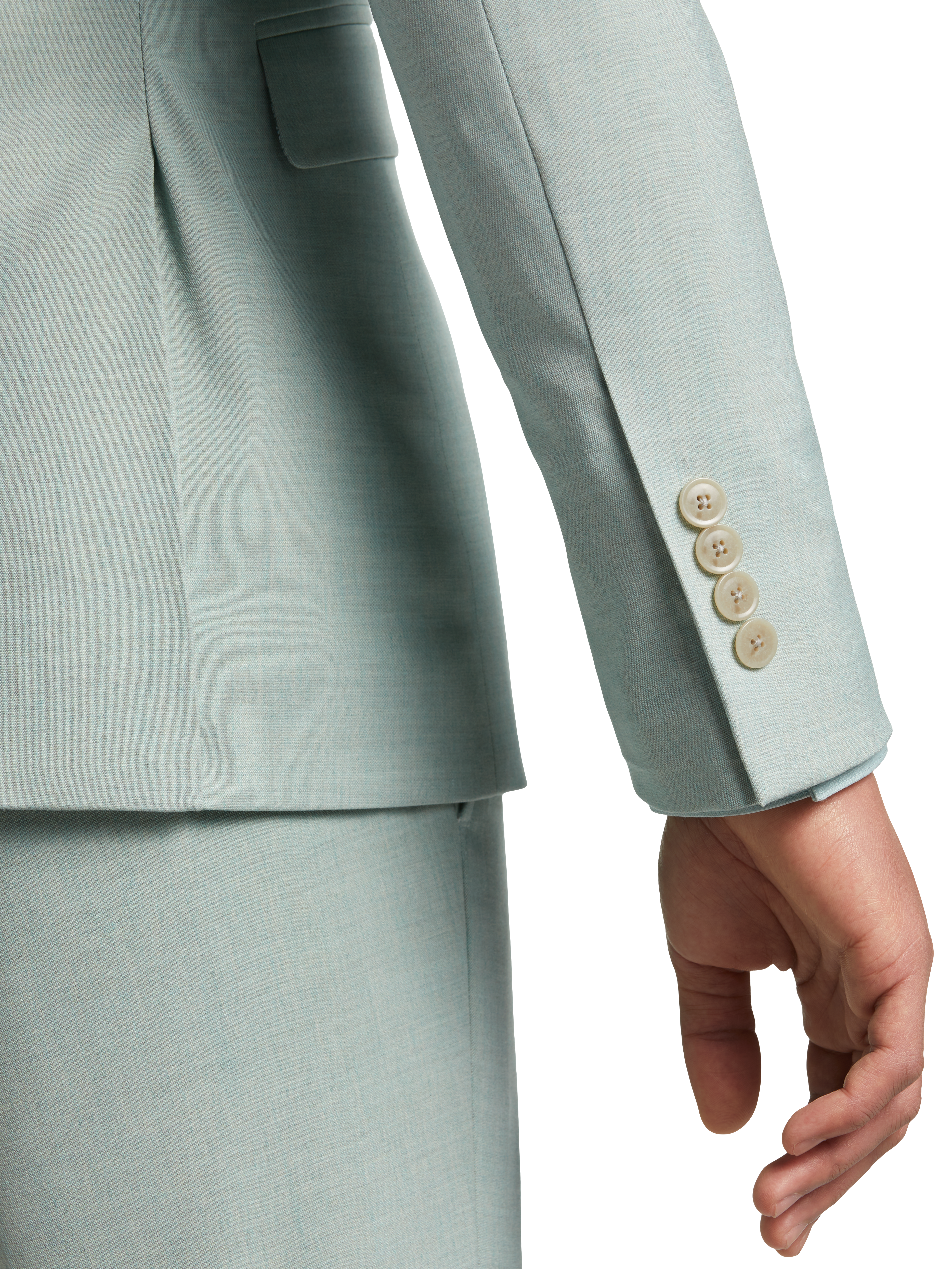 Skinny Fit Notch Lapel Suit Separates Jacket
