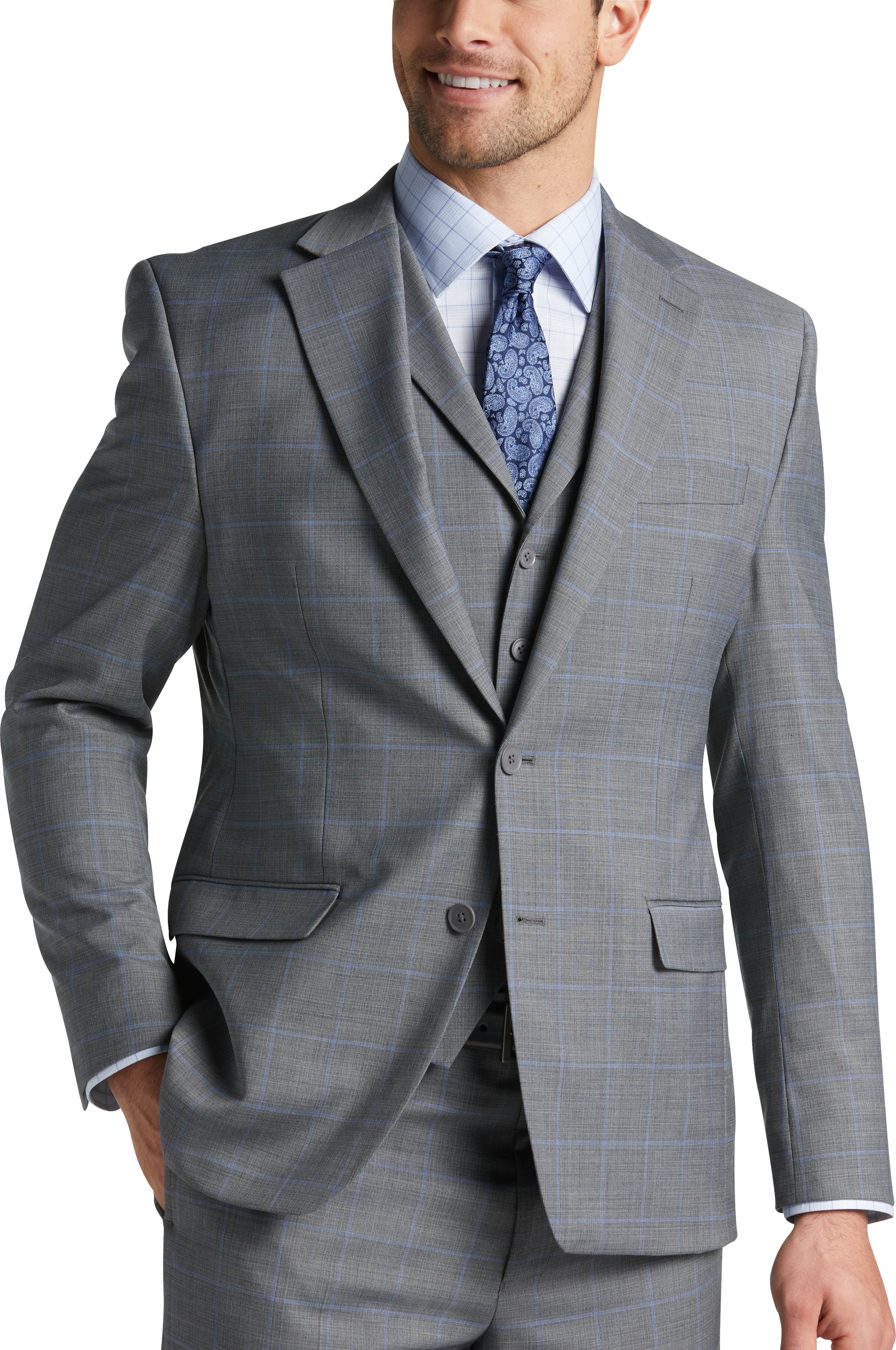 Classic Fit Notch Lapel Suit Separates Jacket