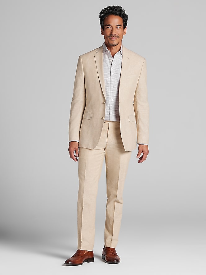 JOE Joseph Abboud Slim Fit Linen Blend Suit Jacket
