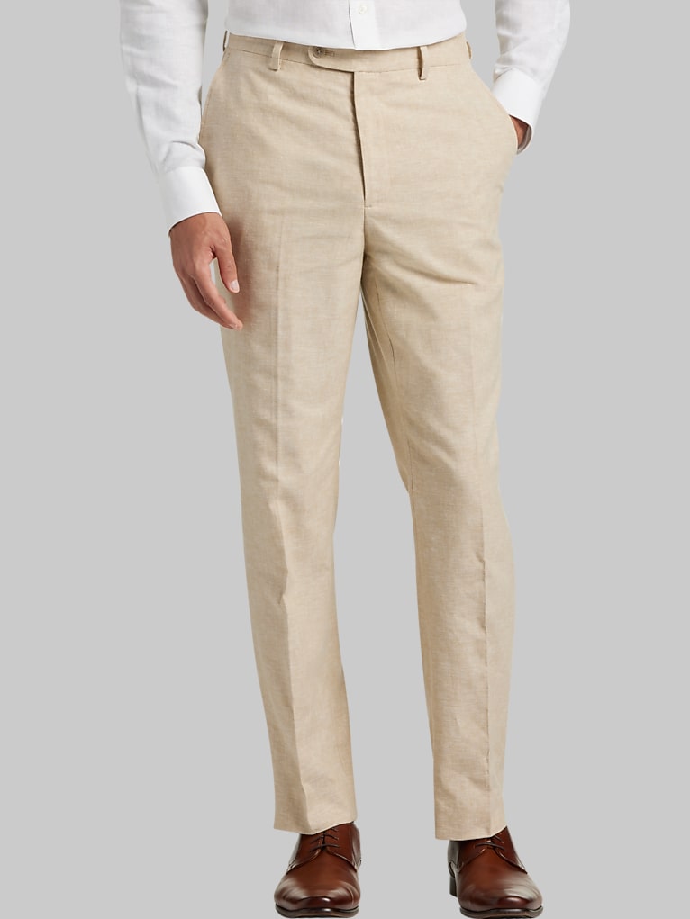 JOE Joseph Abboud Slim Fit Linen Blend Suit Pants