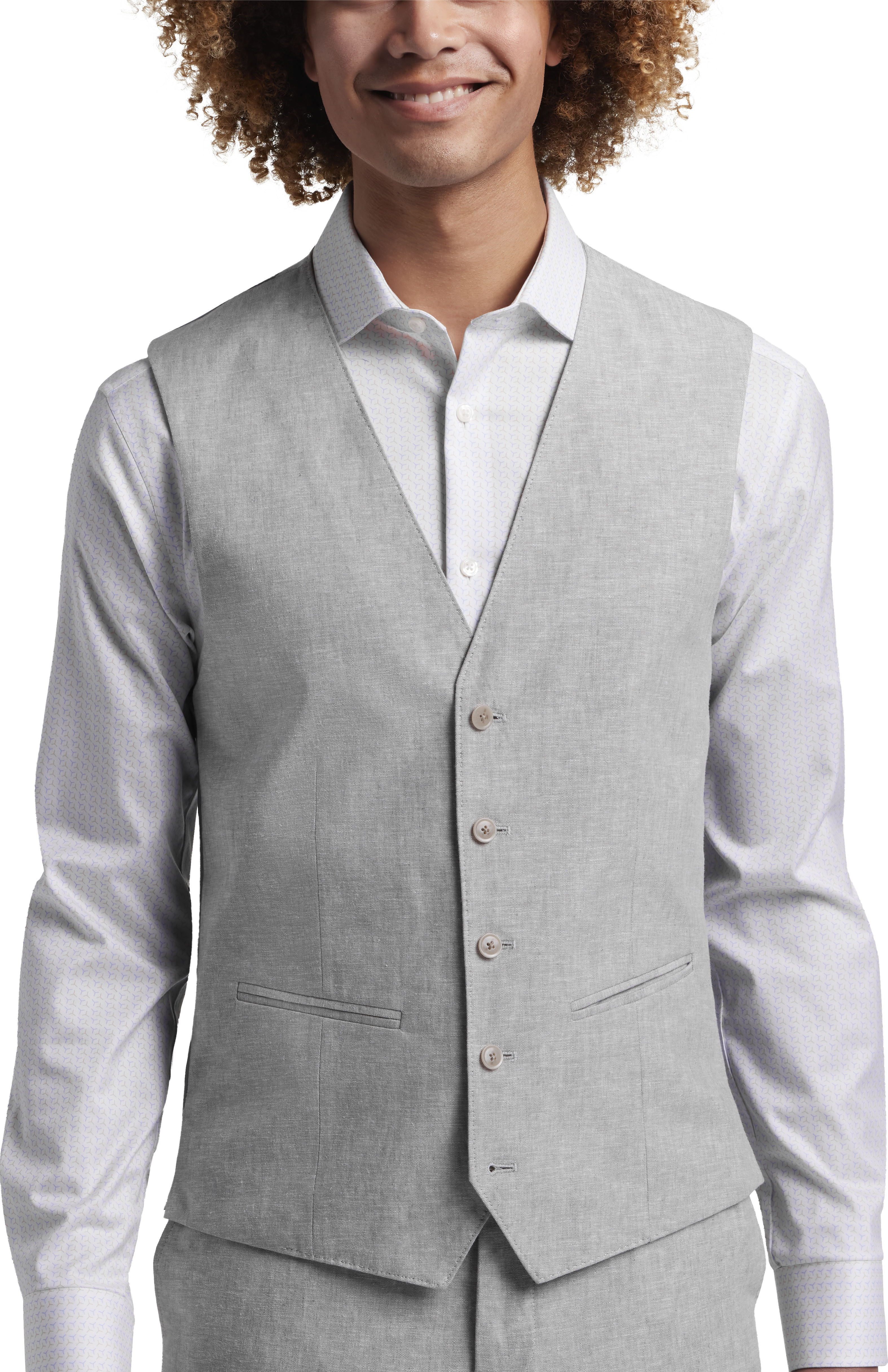 mens grey dress pants and vest Formal Men's 3 Pieces Flat Peak Lapel Tuxedos For Wedding (Blazer+vest+Pants)