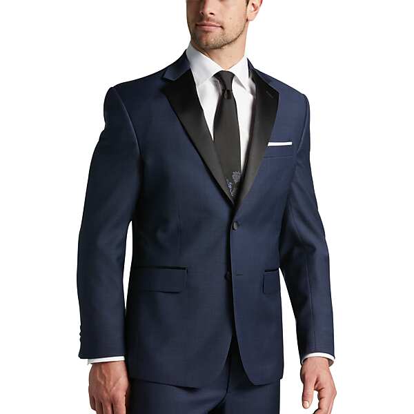 Pronto Uomo Platinum Men's Modern Fit Notch Lapel Suit Separates Tuxedo Jacket Navy Formal - Size: 40 Long - Only Available at Men's Wearhouse