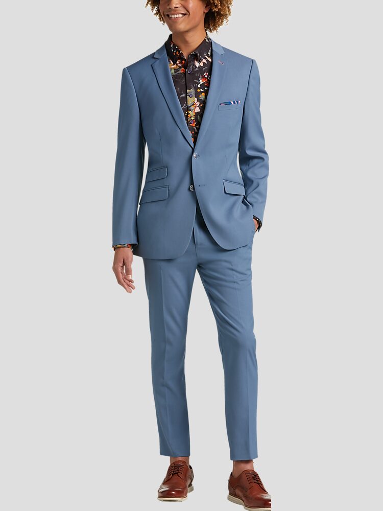 Paisley Gray Slim Fit Suit Separates Jacket All Sale Men s