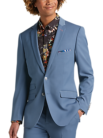 JOE Joseph Abboud Slim Fit Linen Suit Separates Vest