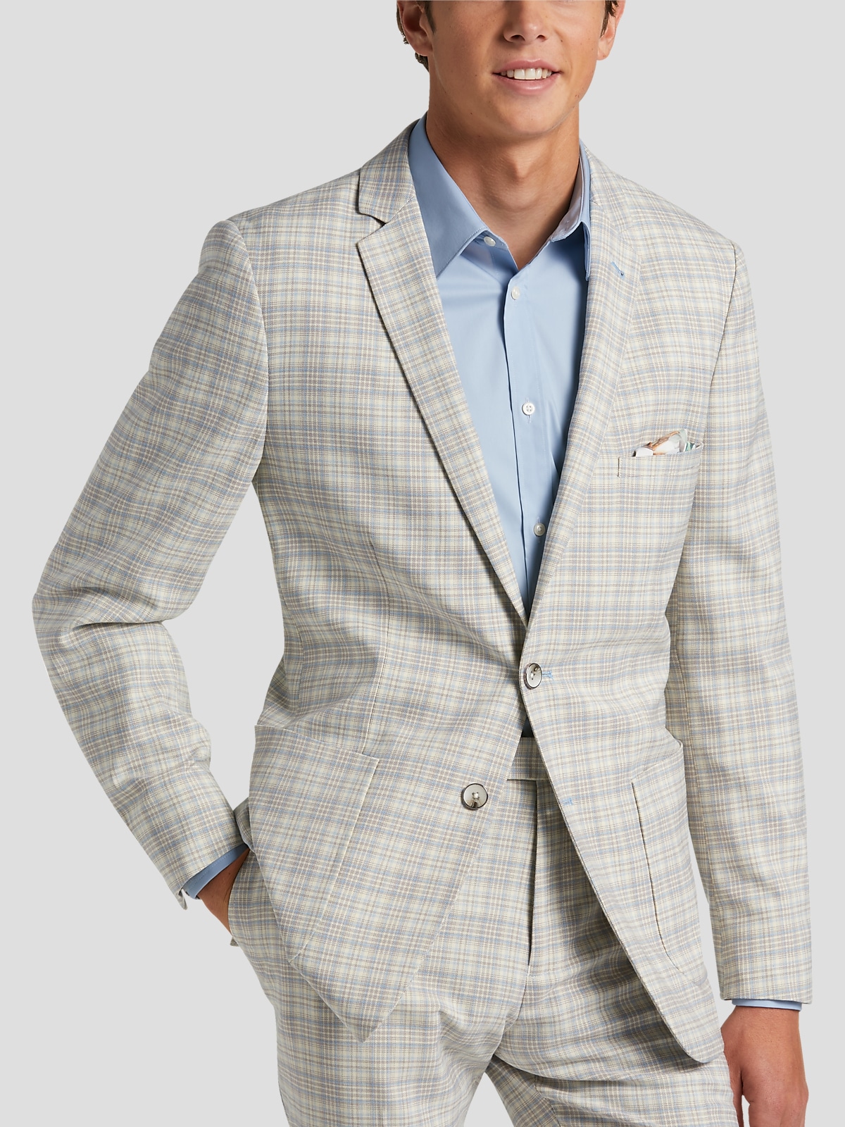 Paisley Gray Slim Fit Suit Separates Jacket All Sale Men s Wearhouse