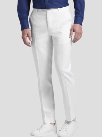 Big and tall white pants online