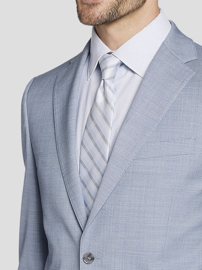 JOE Joseph Abboud Slim Fit Suit Jacket, Lt Blue Sharkskin | Men's