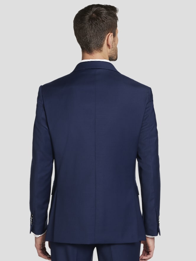 JOE Joseph Abboud Slim Fit Premium Wool Blend Suit Jacket, Blue/Postman - Image 2 of 9