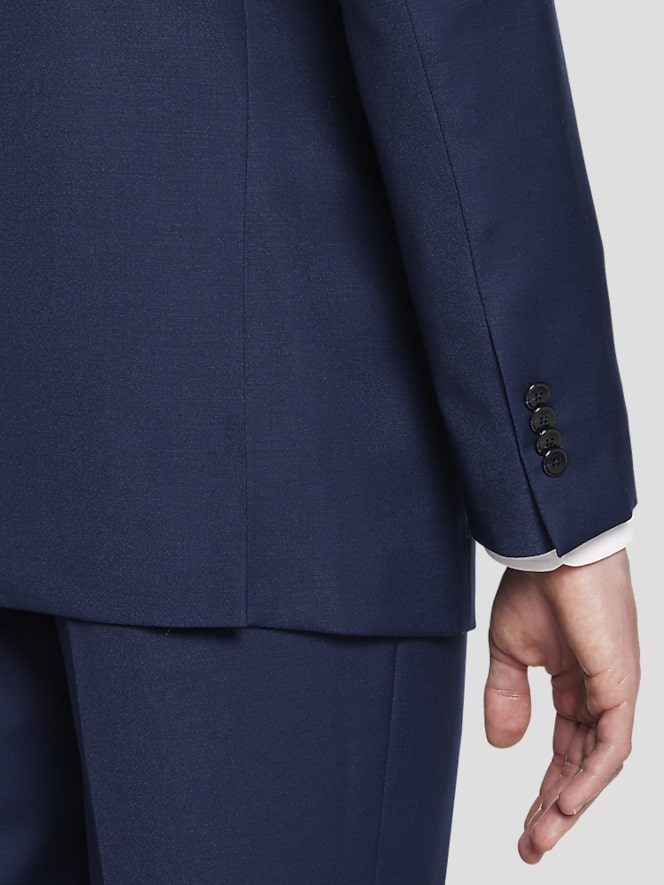 JOE Joseph Abboud Slim Fit Premium Wool Blend Suit Jacket, Blue/Postman - Image 5 of 9