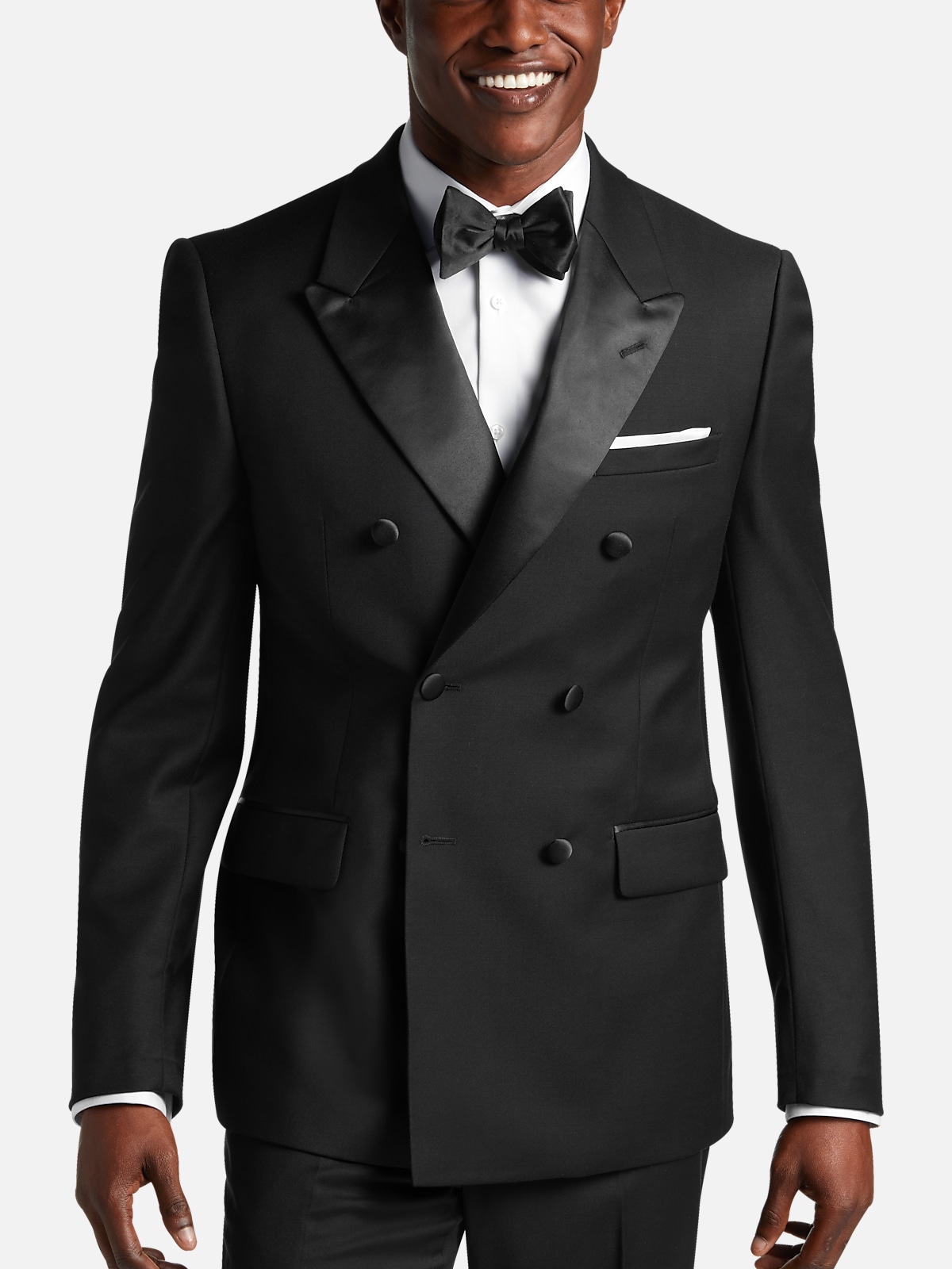 Bestfit Menswear  Men's Gray 2-Piece Single Breasted Notch Lapel Slim Suit