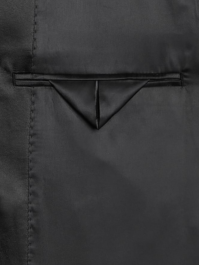 Calvin Klein Slim Fit Wool Double-Breasted Peak Lapel Tuxedo Jacket