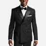 Calvin Klein Slim Fit Wool Double-Breasted Peak Lapel Tuxedo Jacket