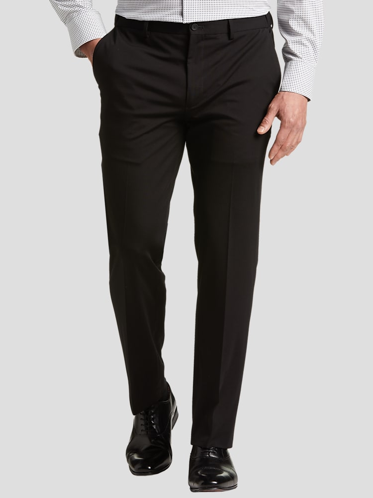 kenneth cole slim fit dress pants Kenneth Cole Mens Dress Pants 36 x 30 Oatmeal Beige Reaction Slim-Fit Stretch main image 1