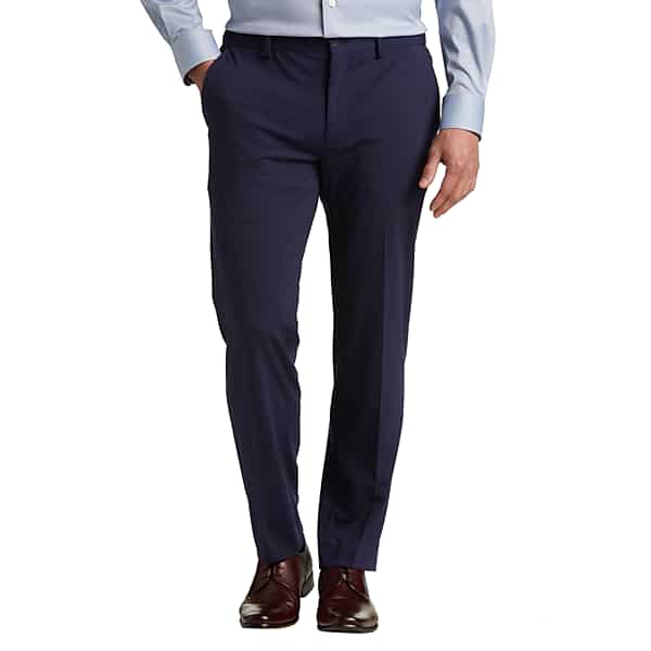 Awearness Kenneth Cole Slim Fit Men's Suit Pants Blue - Size: 34W x 30L TMW3XVN34014