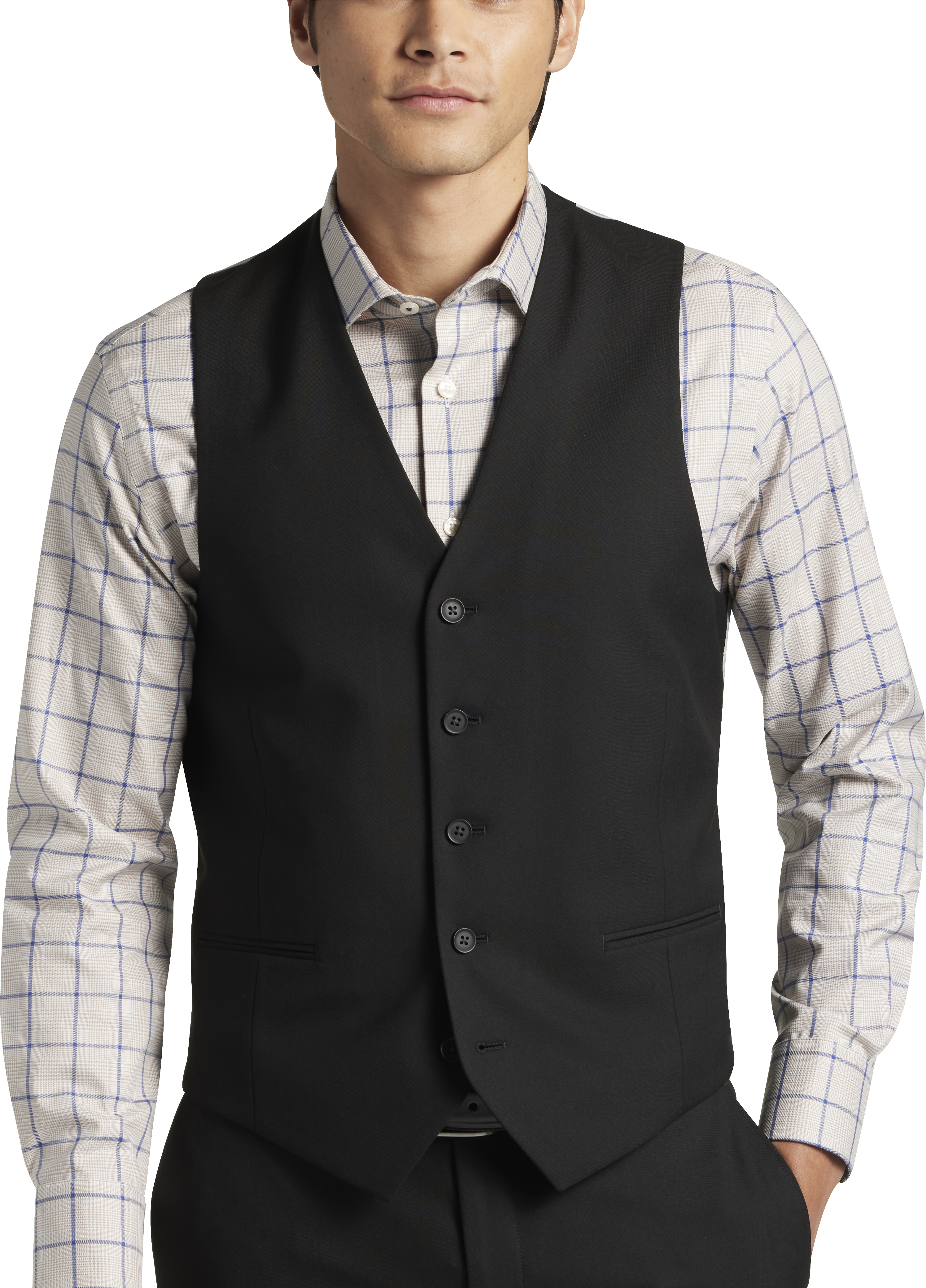 Skinny Fit Suit Vest