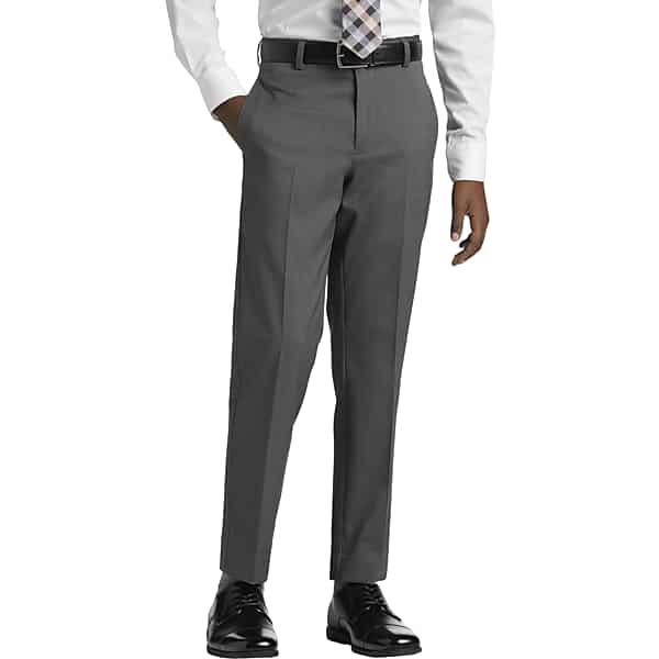 Collection by Michael Strahan Men's Michael Strahan Boys Classic Fit Suit Pants Grey - Size Boys 20 TMW3XWZ20004