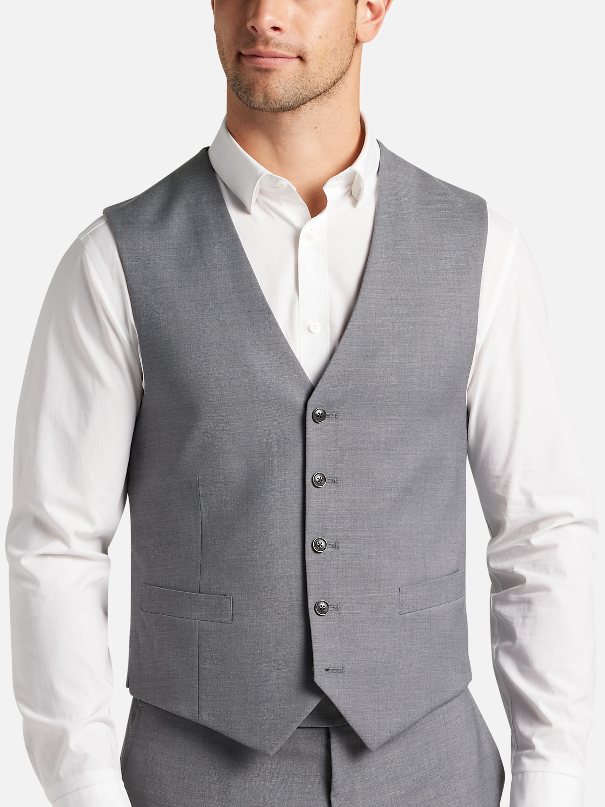 Tommy Hilfiger TH Flex Modern Fit Suit Separates Vest | All Clearance ...