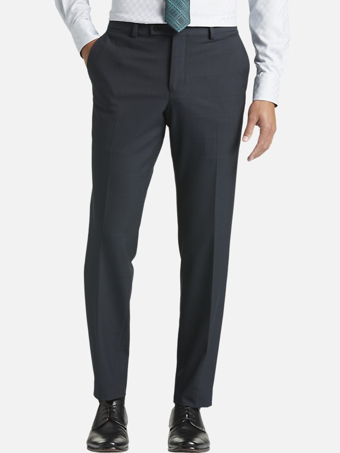 Egara Skinny Fit Plaid Suit Separates Pants | All Sale| Men's Wearhouse