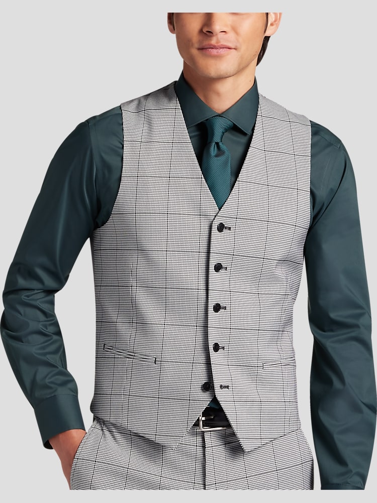 Suit vest men's wearhouse on sale