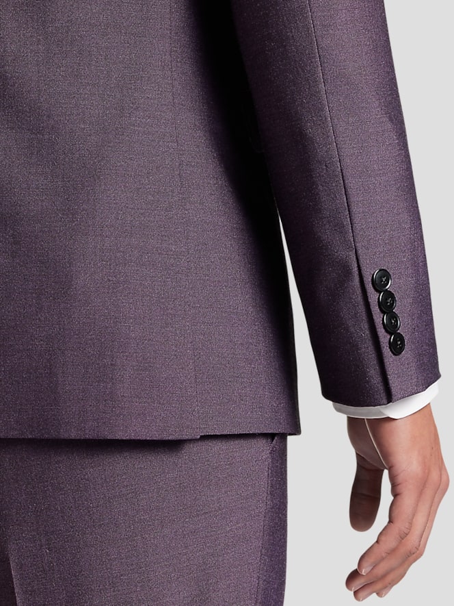 Egara Skinny Fit Suit Jacket, Purple - Image 2 of 5