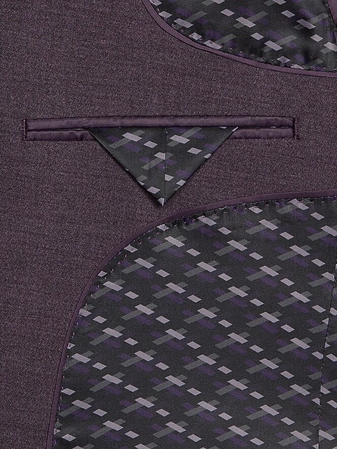 Egara Skinny Fit Suit Jacket, Purple - Image 3 of 5