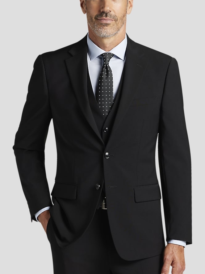 Calvin Klein Slim Fit Wool Blend Suit Jacket
