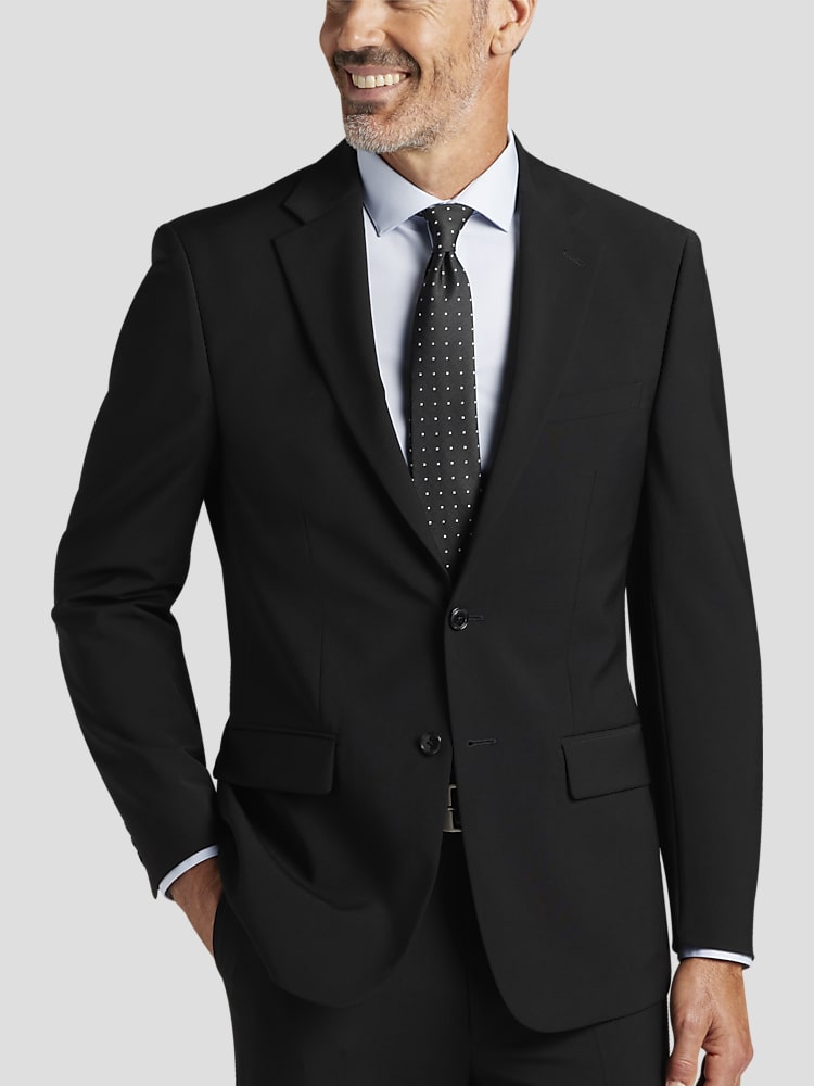 Wool Suit Buy Black Suit Online Rick-Jans Virgin Wool Suit In Dark