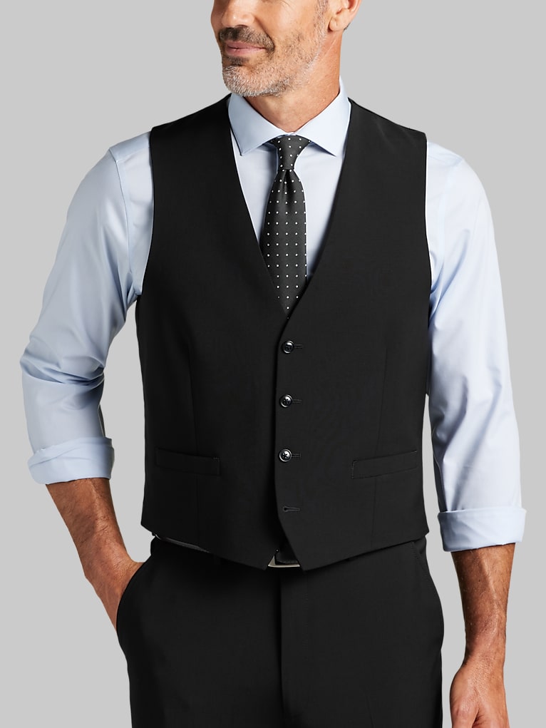 Calvin Klein Slim Fit Wool Blend Suit Vest