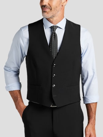 Modern Fit Sharkskin Suit Pants