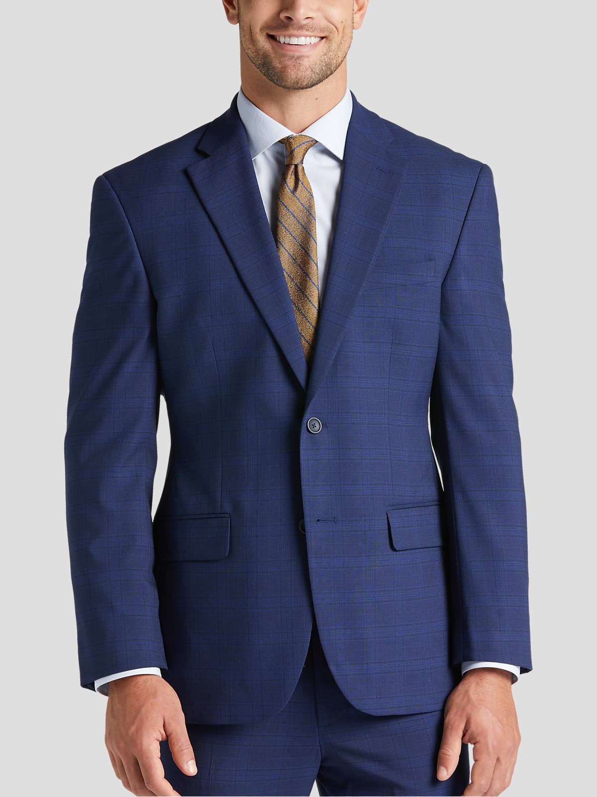 Pronto Uomo Modern Fit Plaid Suit Separates Jacket All Sale
