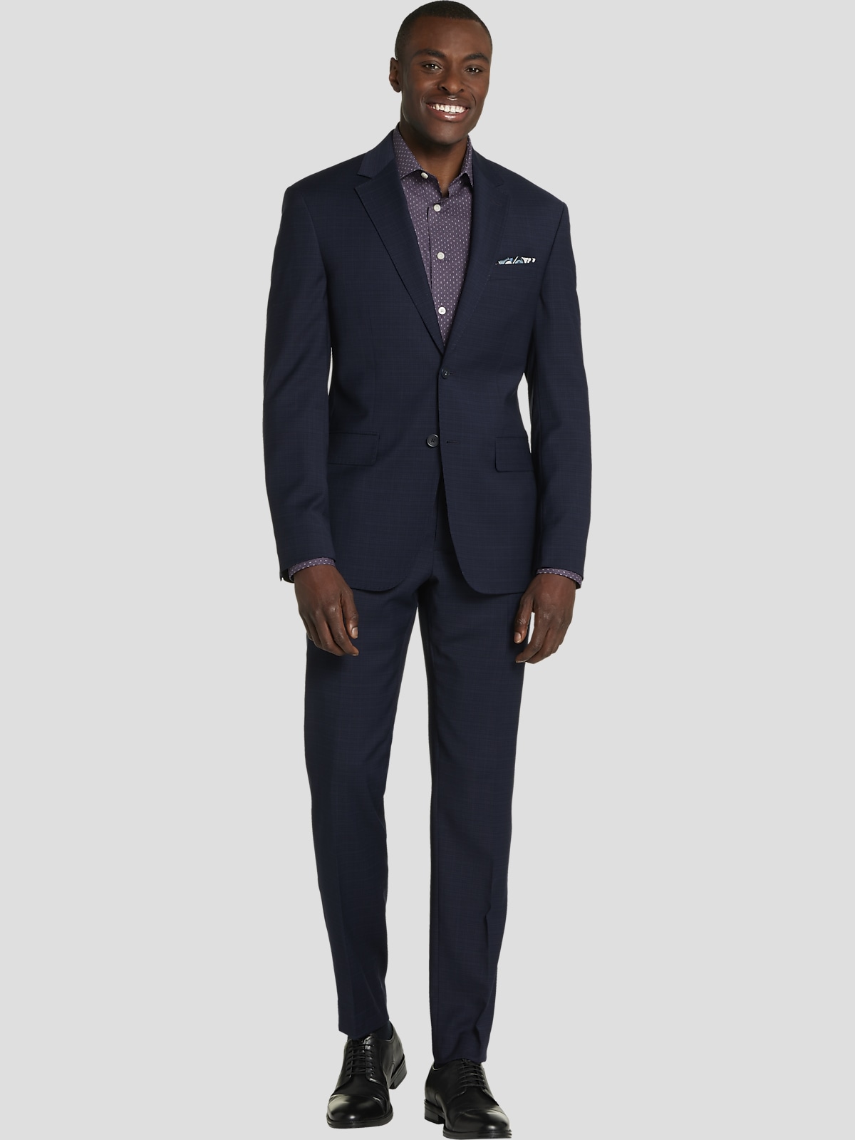 Awearness Kenneth Cole Modern Fit Check Suit Separates Jacket Suit Separate Jackets Men s Wearhouse