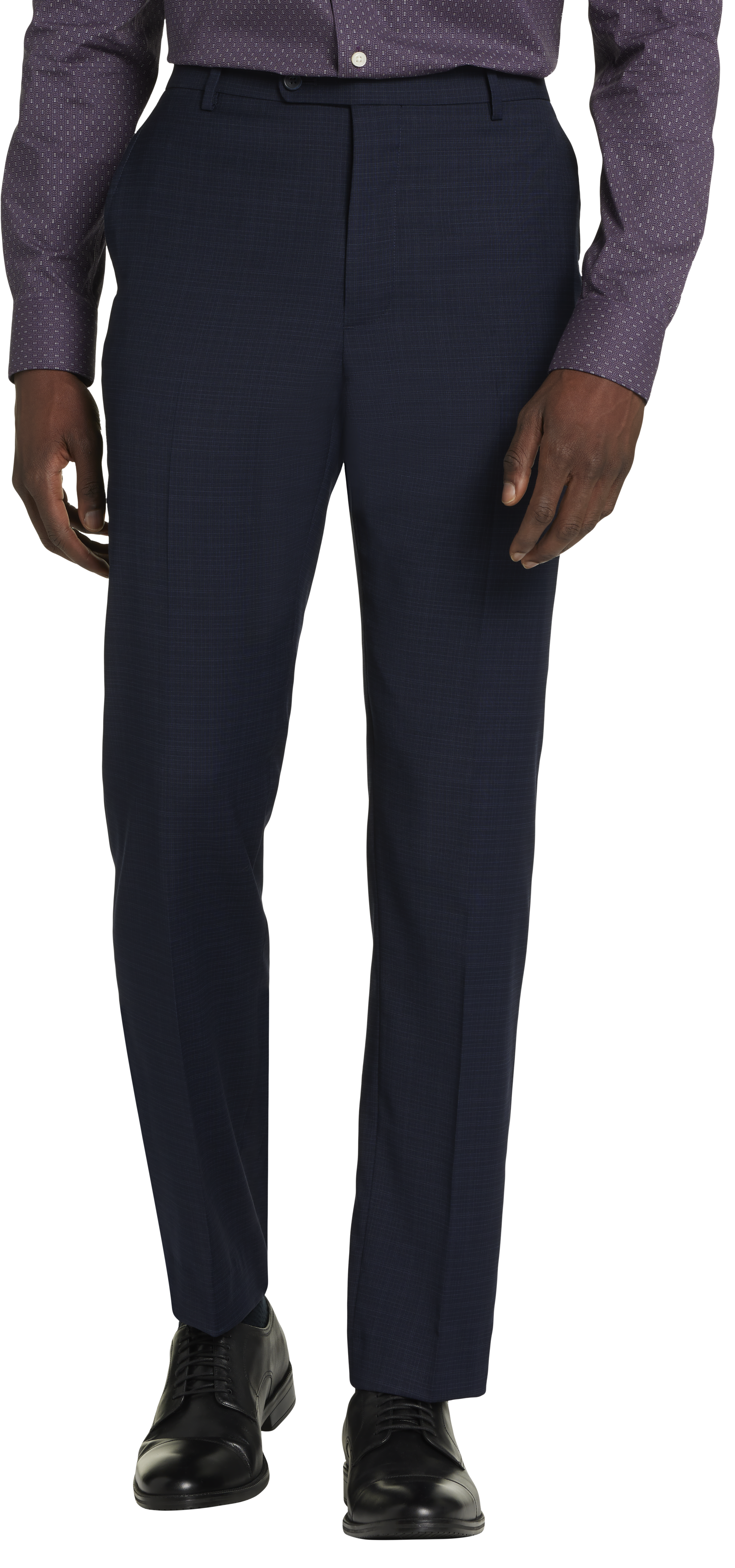 Modern Fit Check Suit Separates Pants