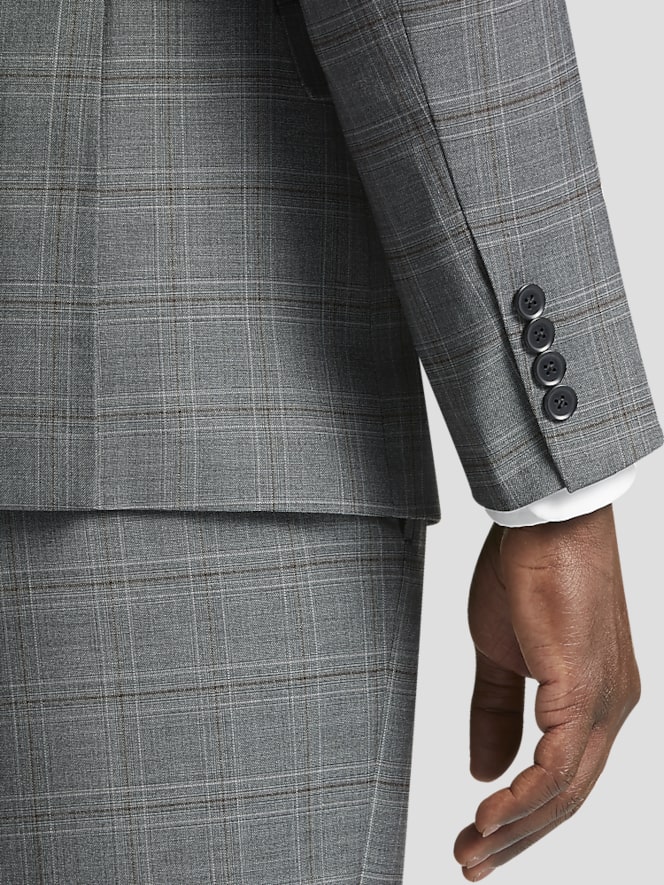 Michael Strahan Classic Fit Wool Blend Suit Jacket