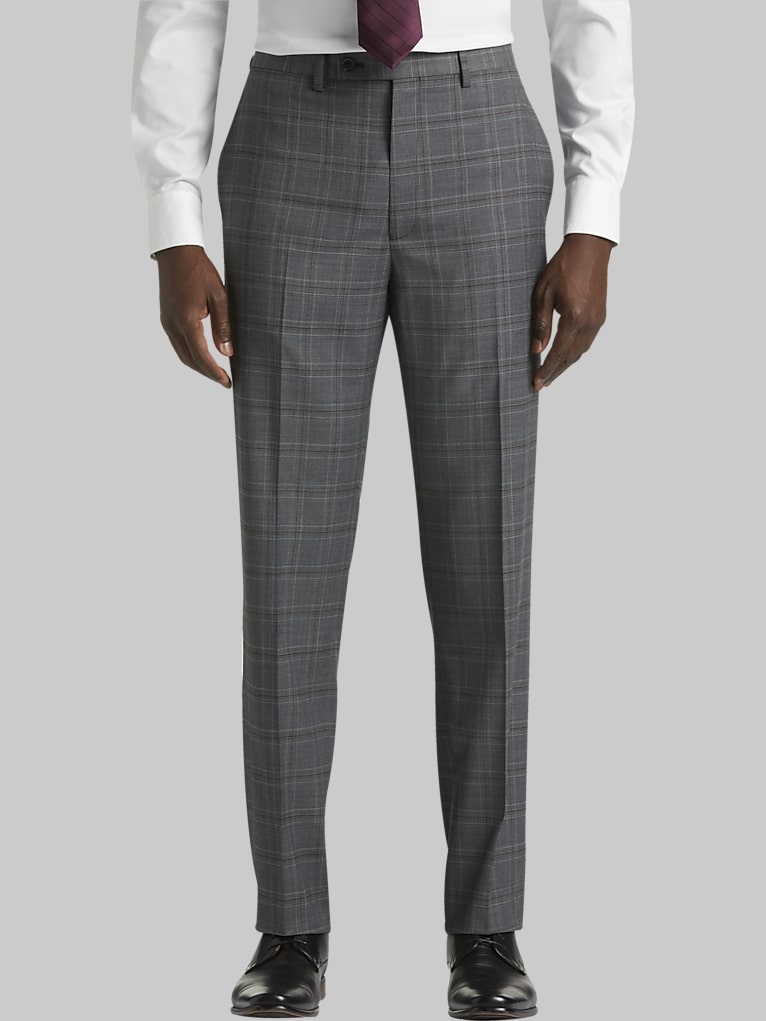 Michael Strahan Classic Fit Wool Blend Suit Pants