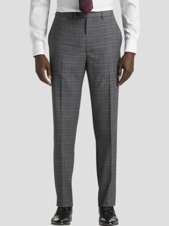 Modern Fit Sharkskin Suit Pants