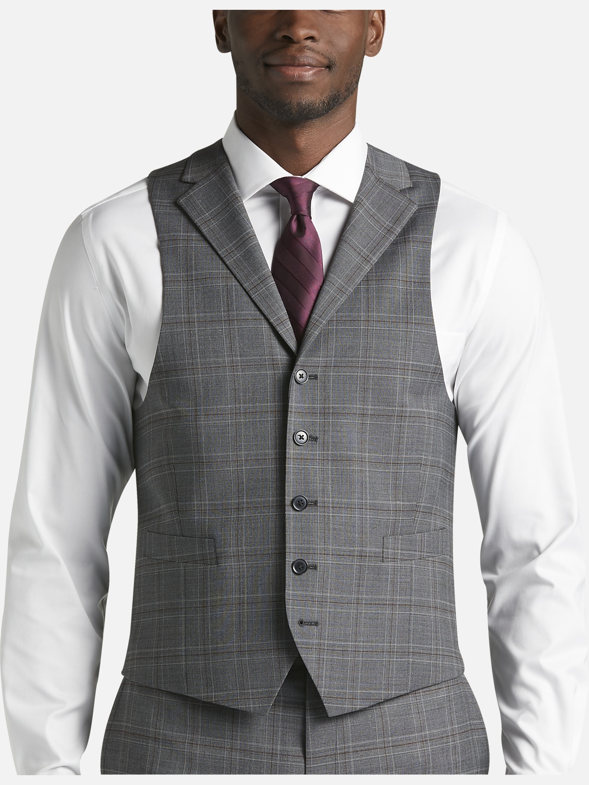 Michael Strahan Classic Fit Suit Separates Vest All Clothing Mens Wearhouse 
