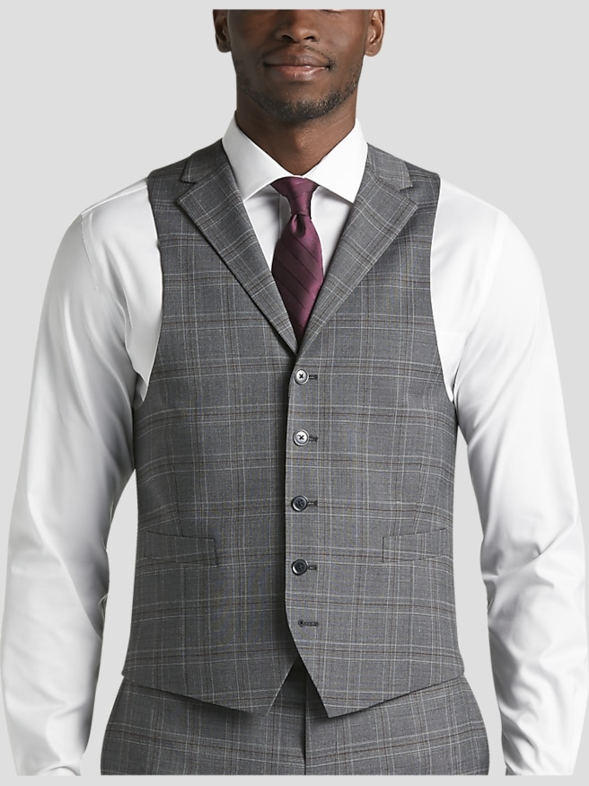 Men s Plaid Vests Men s Wearhouse