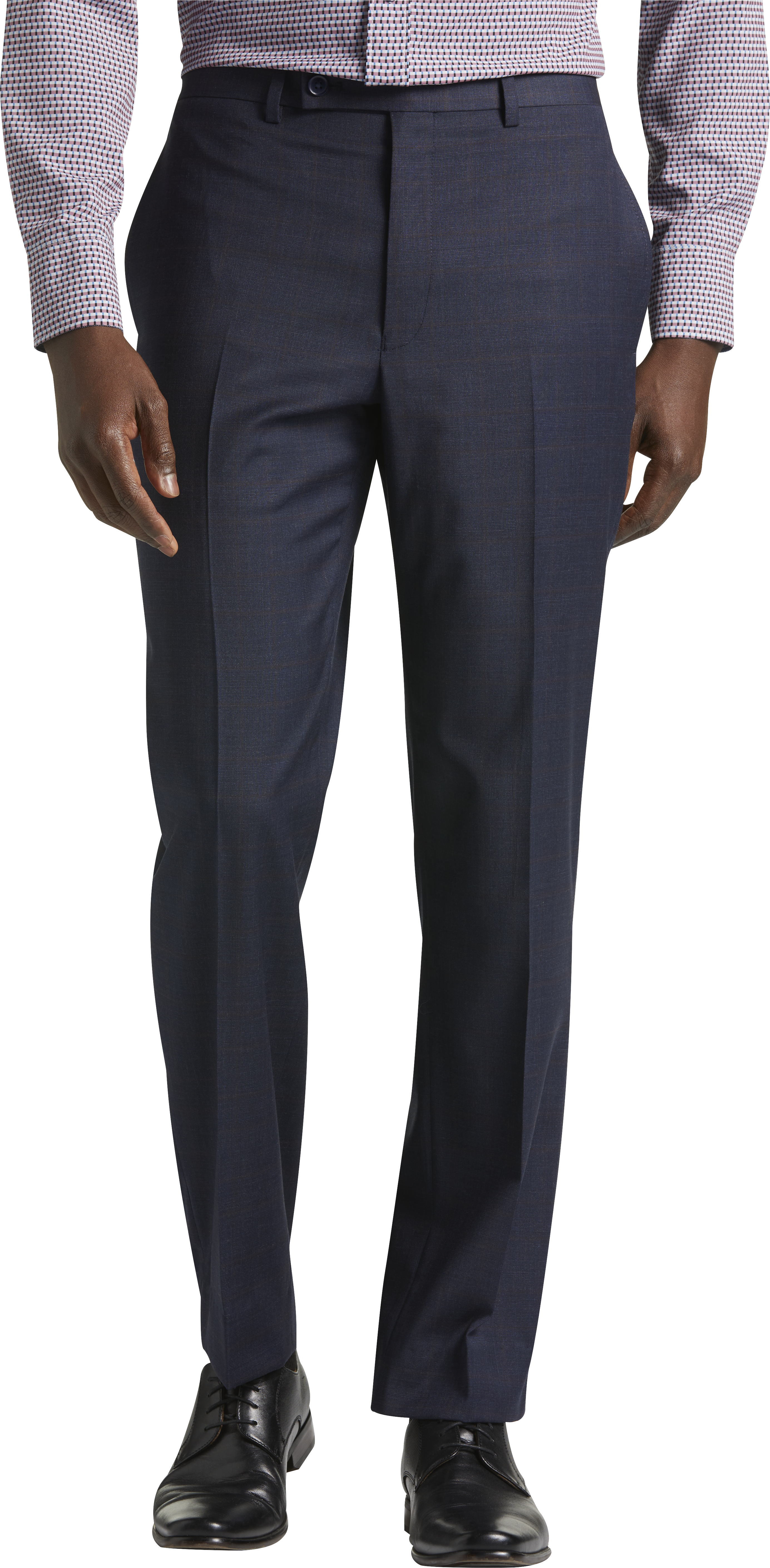 Classic Fit Wool Blend Suit Pants
