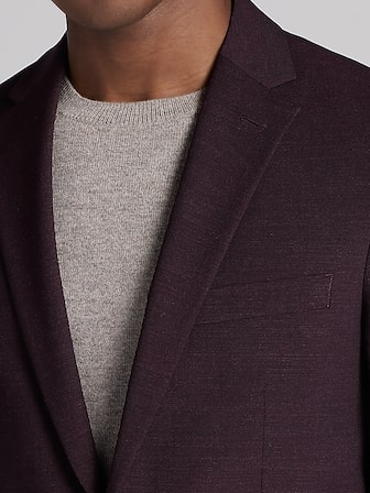 Slim Fit Wool Blend Suit Jacket