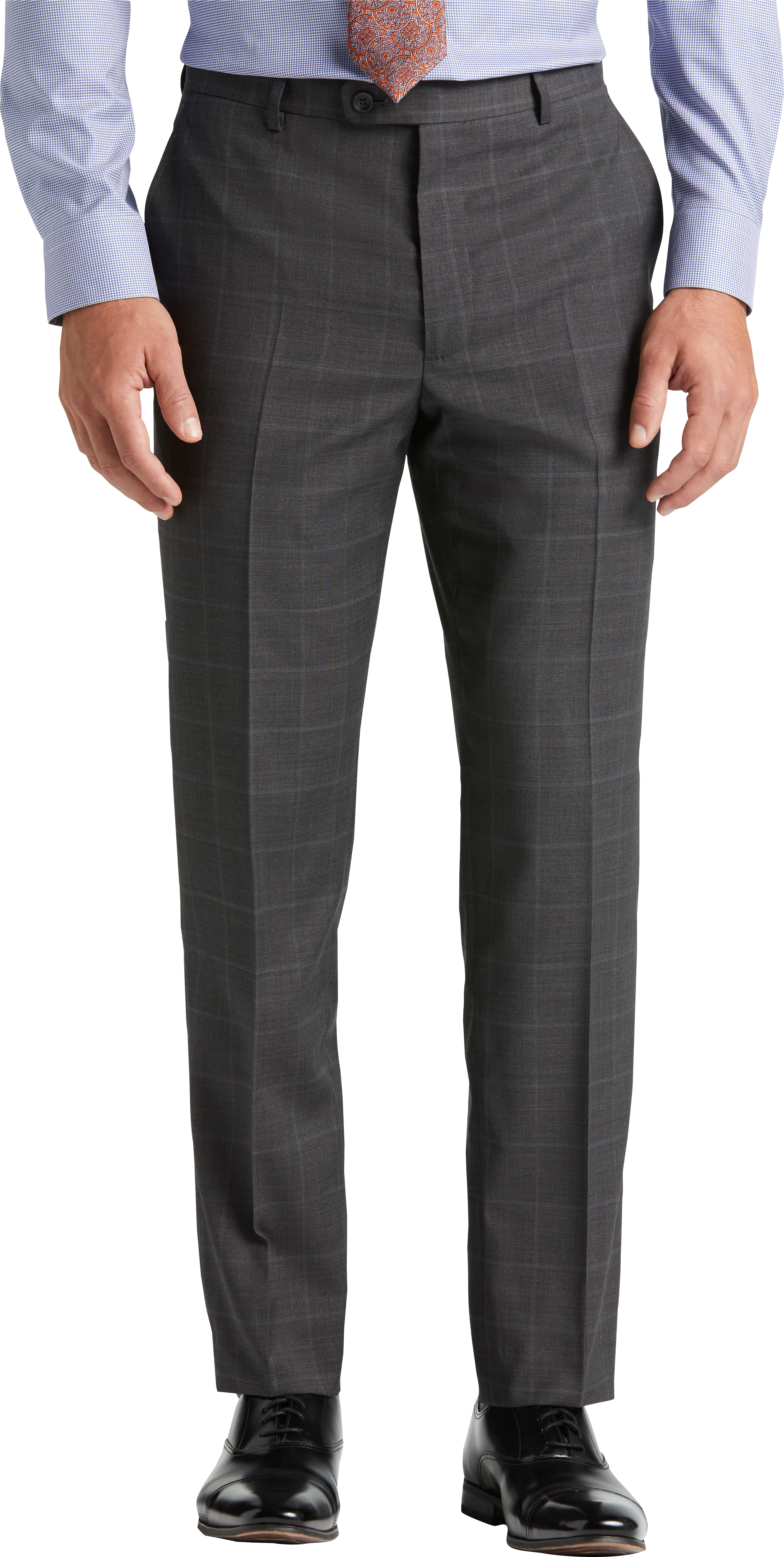 Modern Fit Wool Blend Suit Pants