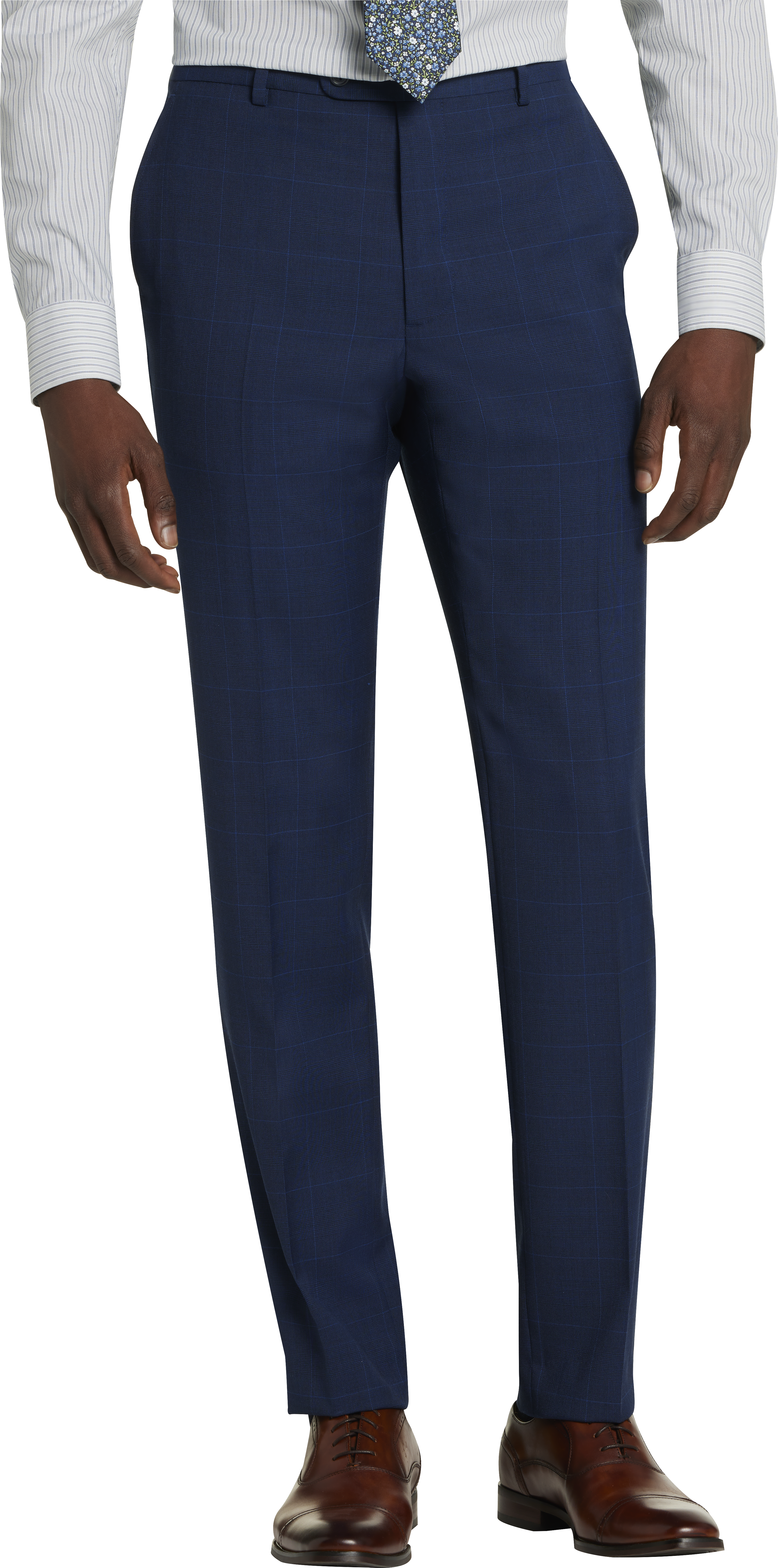 Modern Fit Wool Blend Suit Pants